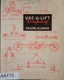 Vac-U-Lift -Vac-U-Lift A100-164D lubrication, inspection, service, and proof loading procedures Manual-A100-164D-01